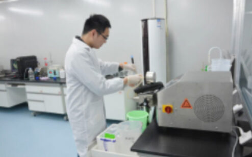 Scientist working in a laboratory